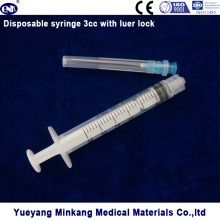 Medical Syringe with Needle 3cc (luer lock)